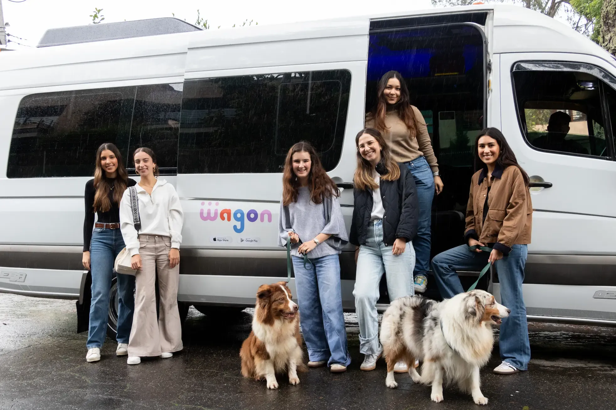 Grupo de amigos viajando