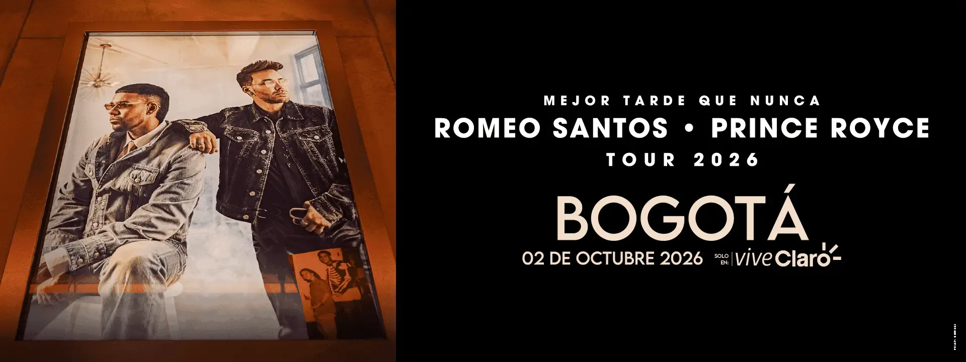 Transporte al concierto de Romeo Santos y Prince Royce en Bogotá